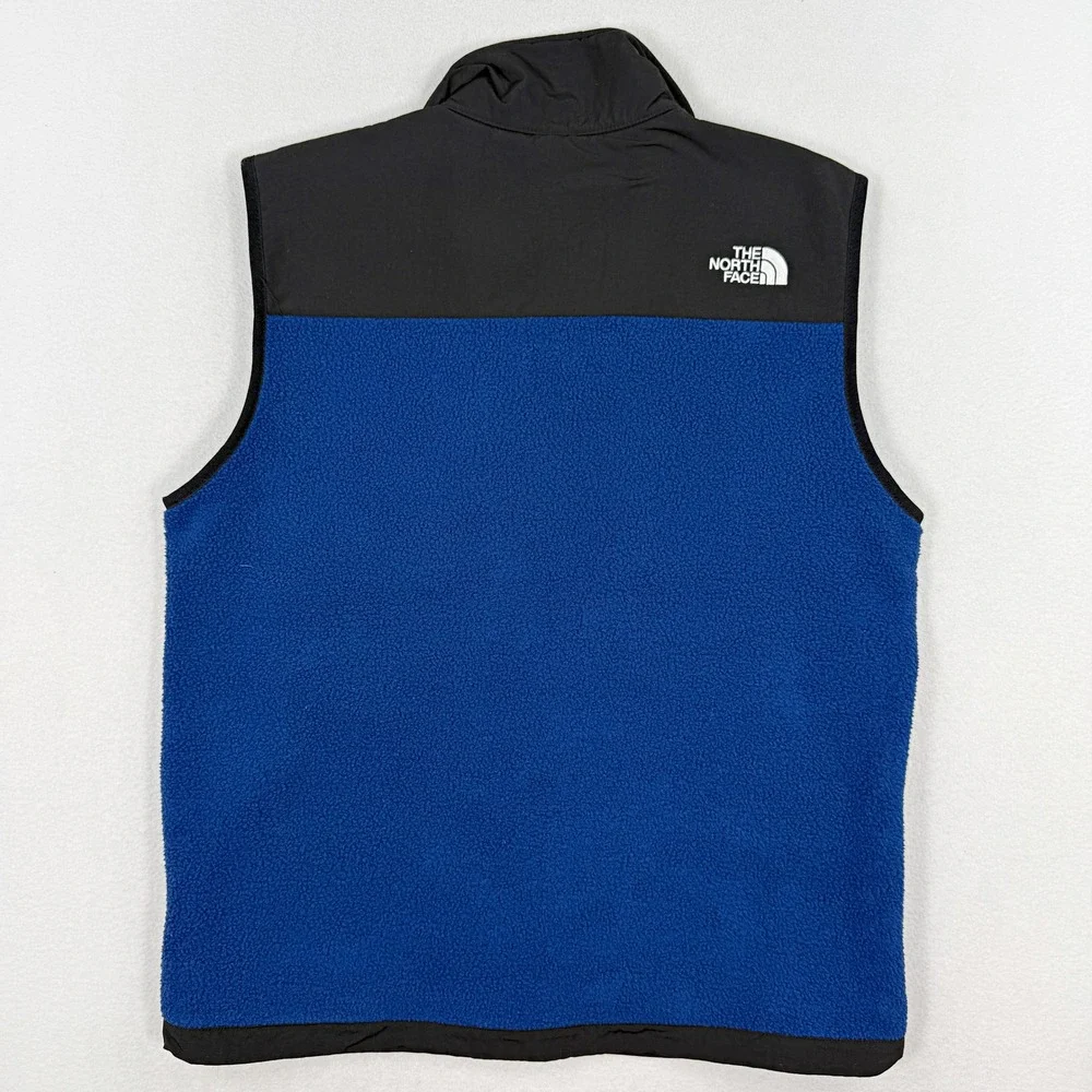 The North Face Retro Denali Vest Size S Mens Estate Blue Tnf Black NF0A88XJF1T-S